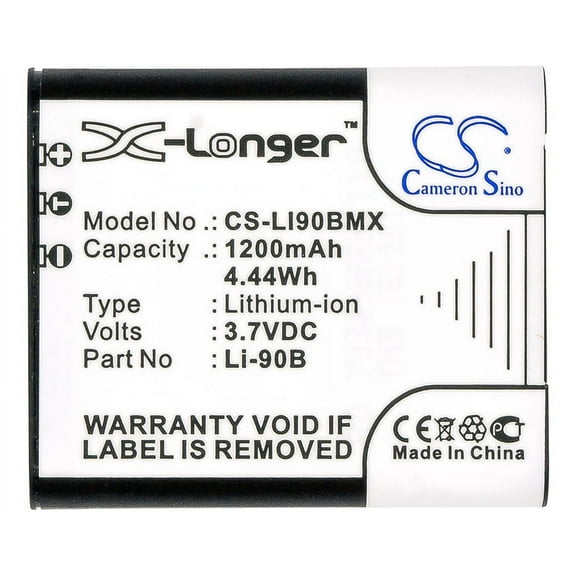 Replacement Battery For Olympus 3.7v 1200mAh / 4.44Wh Camera Battery