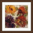 thumbnail image 1 of Great Art Now Fiery Dahlias I by Silvia Vassileva Framed Wall Art 20"W x 20"H, 1 of 1