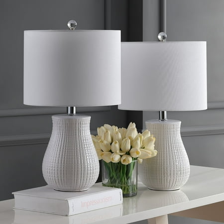 Dayton Table Lamp (Set of 2) - White - Safavieh