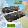 thumbnail image 6 of Pzuqiu Marble Golf Cart Seat Covers 2 Passenger Golf Cart Front Seat Covers Keeps Seats Clean and Comfortable Easy Installation Club Car Accessories Fits Most Club Cars, 6 of 7
