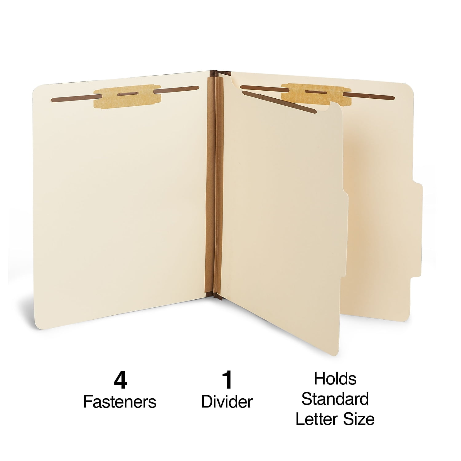 Staples Classification Folders 2/5-Cut Top Tab Ltr Manila 10/BX TR384873-CC