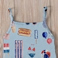 thumbnail image 6 of YunPes Girls Jumpsuit Summer Independence Day Clothing Strapless Personalized Printing Retro Comfortable Casual Jumpsuit Baby Girl Pineapple Clothes, 6 of 7