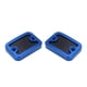 thumbnail image 3 of 2 piezas de cubierta de depósito de líquido de frenos delantero, repuesto de aluminio de palanquilla izquierda derecha para NMAX155 NMAX125 2015-2020, azul Jadeshay A, 3 of 8
