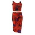 thumbnail image 3 of Xuyuer Women's Summer Printed Butt-Lifting Fashion Casual Plus Size Set - Matching Outfit, Pants for Women, 3 of 5