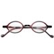 thumbnail image 3 of Gafas de lectura vintage con bloqueo de luz azul, gafas presbiópicas antifatiga (+100 marco rojo), 3 of 5