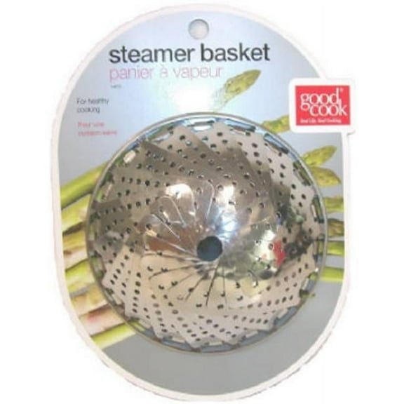 Good Cook 24972 Stainless Steel Steamer Basket Pack of 2