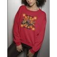 thumbnail image 3 of Black Figures Dancing Sweatshirt Women -Image by Shutterstock, Female 4X-Large, 3 of 4