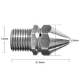 thumbnail image 1 of Heavy Duty Stainless Steel Sewer Jet Nozzle For Pressure Washer Cleaning, 1 of 5