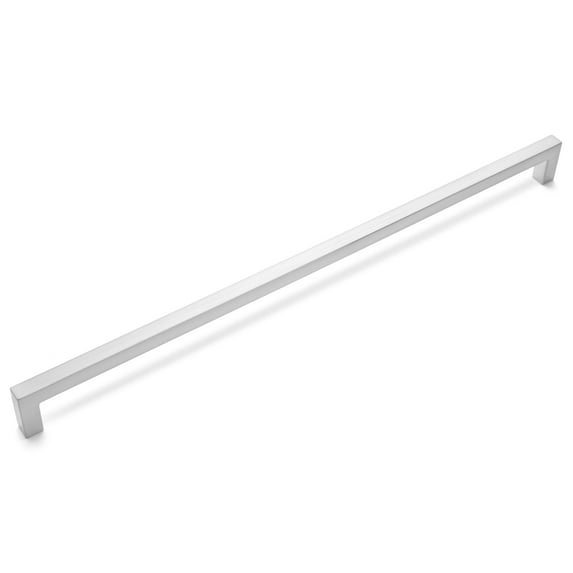 Cosmas 14777-320SN Satin Nickel Modern Cabinet Hardware Handle Pull - 12-5/8" Inch (320mm) Hole Centers