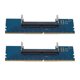 thumbnail image 1 of Adaptador de conector de memoria RAM DDR4 SO-DIMM para 2 unidades de portátil a DIMM de escritorio. Convertidor de tarjetas de memoria para PC de escritorio., 1 of 8