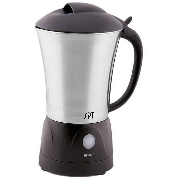 Sunpentown 1-Touch Milk Frother, Stainless Steel