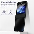thumbnail image 4 of Dteck Case for Samsung Galaxy Z Flip 5 ,Luxury Plating Phone Case Hinge Protection Slim Hard PC Shockproof Slim Protective Cover for Samsung Galaxy Z Flip 5,Black, 4 of 7