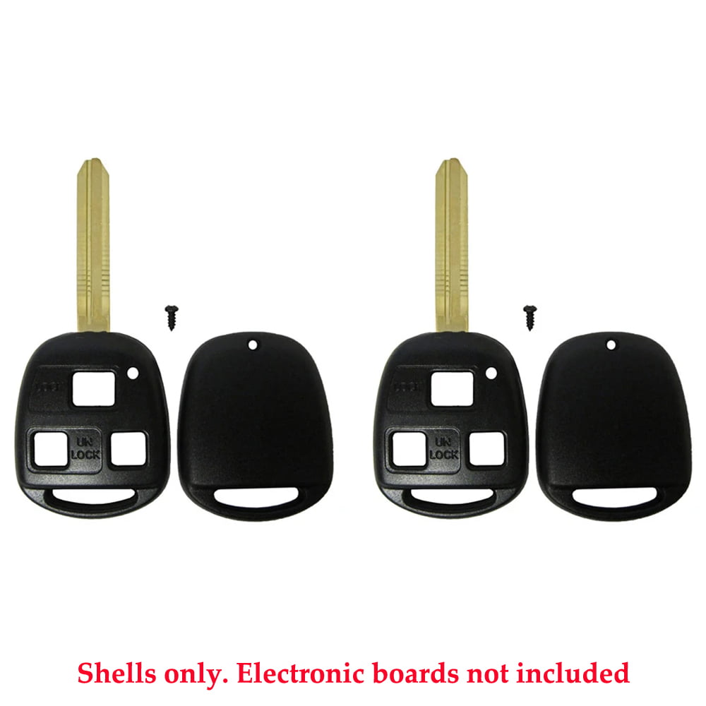 Remote Control Head Key Case Shell 3B Compatible with Toyota Uncut Blade TR47