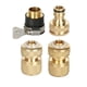 thumbnail image 5 of Adaptador de de pieza de de acoplamiento rápido de latón de 4 piezas para de de ín de 3/4 pulgadas Soledad Accesorios de conexión rápida, 5 of 5