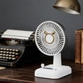 thumbnail image 6 of Lenkho Mini Desk Fan, 3 Speeds Quiet Rechargeable Small Desk Fan, Portable USB-Powered Personal Fan for Office, Bedroom, Dorm, Home, Kids' Room, 6 of 7
