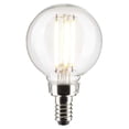 thumbnail image 2 of Satco 5.5w G16.5 Globe Filament LED 3000K Candelabra Base Dimmable - 60w equiv, 2 of 4