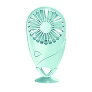 Dalazy Mini Electric Fan Handheld USB Rechargeable Portable Desktop Fan with 7 Vanes Summer Cooling Tool, Green