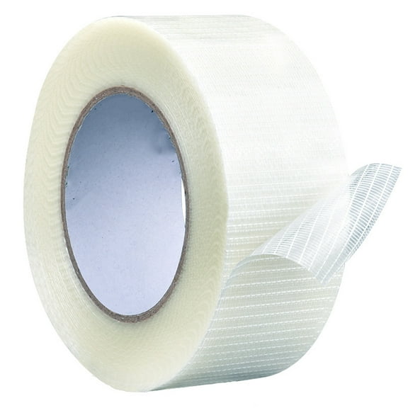 unbranded  Clear Packing Tape Double Sided Removable Wrapping Glue White
