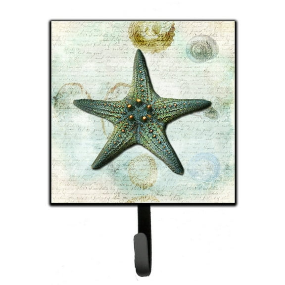 Carolines Treasures SB3034SH4 Beach Knobby Sea Stars Starfish Leash or Key Holder Single Hook multicolor