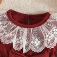 thumbnail image 5 of aidice Newborn Girl Clothes Infant Lace Bow Ruffle Onesie Cute Comfy Toddler Baby Clothes Fashion, 5 of 7
