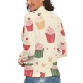 thumbnail image 3 of Snow Cake Gift Christmas Women's Turtleneck Sweater Long Sleeve Ribbed Fitted Turtle Neck Casual Fall Winter Collection Top S, 3 of 4