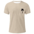 thumbnail image 4 of Tops para hombre, blusas y camisas de cuello redondo y manga corta para hombre, blusas casuales de cuello redondo con estampado de moda para hombre, blusas de cuello redondo y manga corta para hombre., 4 of 4