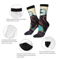 thumbnail image 3 of Yiaed Cartoon Iceberg Bald Eagle Print Great elasticity Crew Socks Sports socks for Men and Women, 3 of 5