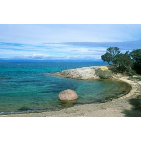 Half Moon Bay Freycinet National Park Tasmania Australia Canvas Art - Rob Tilley DanitaDelimont (26 x 18)