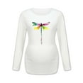 thumbnail image 1 of QIPOPIQ Longues T-Shirt de Maternité à Manches Colorblock Baseball Tee Tunique de Grossesse Décontractée Liquidation, 1 of 8