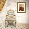 thumbnail image 3 of Gardner, Alexander 22x32 Gold Ornate Wood Framed with Double Matting Museum Art Print Titled - Abraham Lincoln, 1861, 3 of 4
