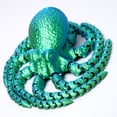 thumbnail image 2 of 3D Printed octopus,Flexible Joint Animal lacertid Figurines,Realistic Eyes, Home Office Decor,Fidget Toy for Adults Teens Boy Festival Gifts, 2 of 10