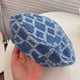 thumbnail image 4 of Sombrero de boina jinwen para mujer Azul medio, 4 of 8