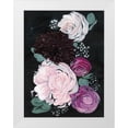 thumbnail image 3 of Jennifer Paxton Parker 4x14 White Modern Wood Framed Wall Art Titled - Dark and Dreamy Floral I, 3 of 5