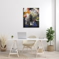 thumbnail image 2 of Stupell Industries King Lion Safari Animal Prowl Abstract Paint Movement Animals & Insects Painting Gallery Wrapped Canvas Print Wall Art, 30 x 40, 2 of 6