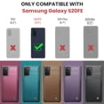 thumbnail image 5 of CaseMe Leather for Samsung Galaxy S20 FE Case with Card Holder, Wallet Case for Women Men with RFID Blocking, Durable Leather Kickstand Magnetic Clasp Shockproof Phone Case for Samsung Galaxy S20 FE, 5 of 13