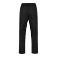 thumbnail image 4 of Quealent Mens Work Pants Relaxed Men's Casual Relaxed Fit Straight Elastic Waist Pants (Black,5XL), 4 of 5