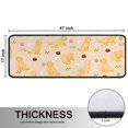 thumbnail image 5 of Kitchen Rugs Sets Of 2,Golden Retriever Anti Fatigue Kitchen Mat Rugs Non Slip Washable,Decorative Kitchen Floor Mats for Kitchen,Sink,Laundry,17"x47"+17"x47", 5 of 5