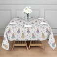 thumbnail image 3 of Princess Unicorn Star Pattern Square Tablecloth,Waterproof Square Table Cover,Wipeable Spillproof Washable Table Cover for Home Kitchen Party Decor 52"x52"(132x132cm), 3 of 6