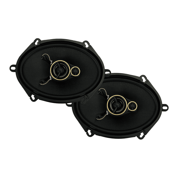 Jensen 5"x7"/ 6"x8" 3-Way Aramid Fiber Coaxial Car Speakers (Pair), 720W Peak Power, 120W RMS - WJS68R