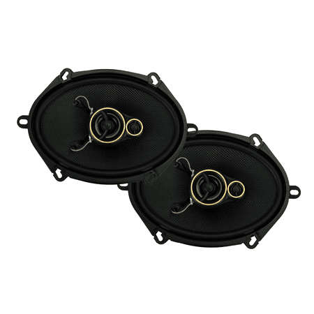 Jensen 5"x7"/ 6"x8" 3-Way Aramid Fiber Coaxial Car Speakers (Pair), 720W Peak Power, 120W RMS - WJS68R