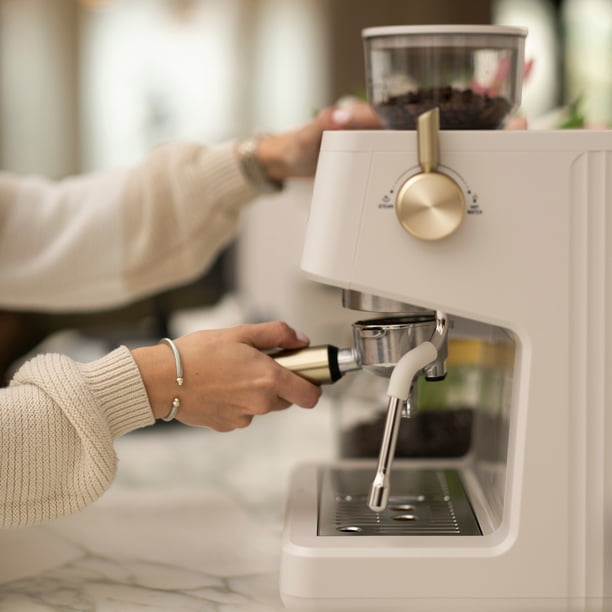 Free Shipping! Thyme & Table Espresso Machine, Sand White with