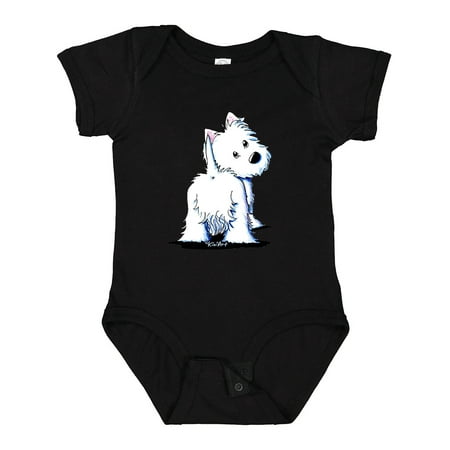 

Inktastic Fluffy Butt Westie Gift Baby Boy or Baby Girl Bodysuit