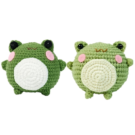 yotijay Frog Doll Crochet Kit Crochet Animals Kit for Beginners Crochet Starter Kits