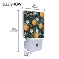 thumbnail image 4 of Yayeee LED Plug in Night Light for The Home with Auto Dusk to Dawn Light Sensors, 2 Pack, Green Oranges, 4 of 6