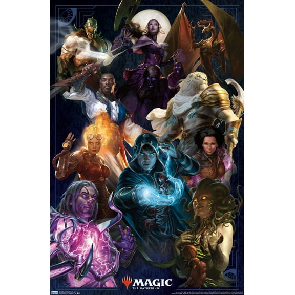 Magic: The Gathering - Group Wall Poster, 14.725" x 22.375"