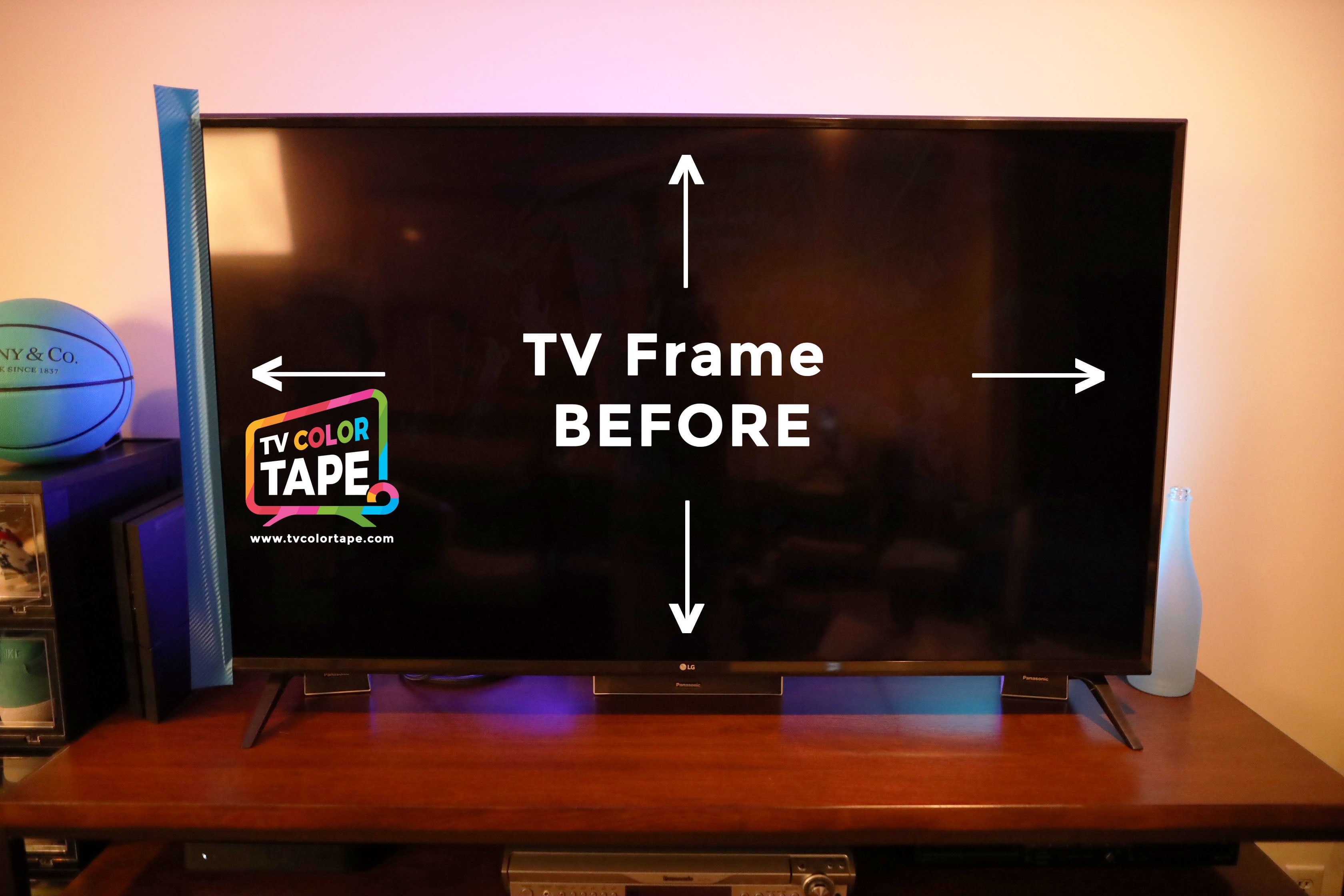 Bright Orange TV Color Tape