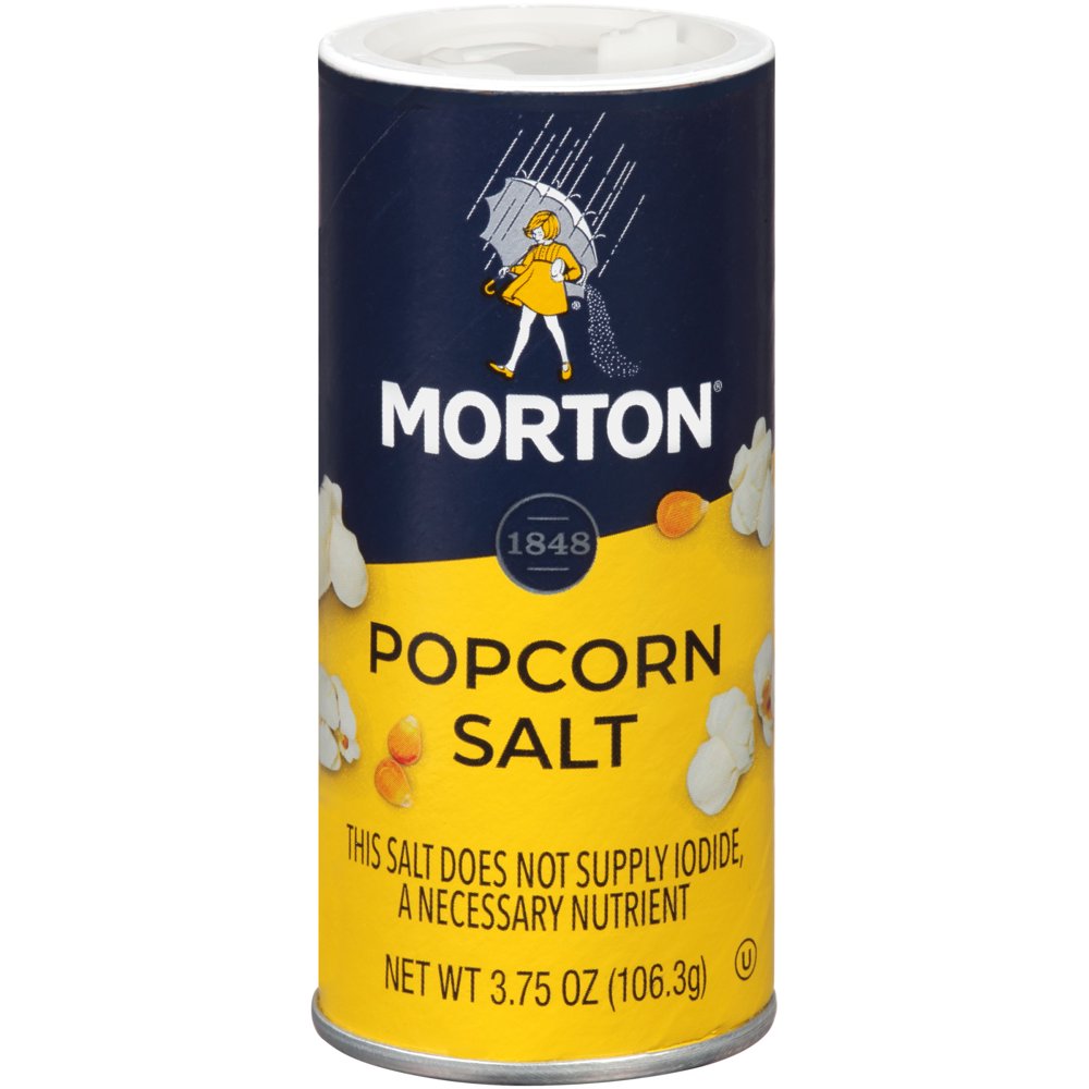 Morton Popcorn Salt, For Popcorn Seasoning and a Gourmet Popcorn Taste, 3.75 OZ Shaker Walmart