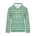 thumbnail image 5 of Goodtrade8 Sweatshirts Hoodies for Women Tunic Stripe Pullover Sweatshirt Workout Hooded Long Sleeve Casual with Pocket Womens Hoodies, 5 of 5