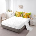 thumbnail image 3 of YST Halloween Pumpkin Comforter Set, 7-Piece, Cartoon Ghost Theme, Full Size, 3 of 5