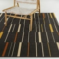 thumbnail image 5 of Balta Hugo Modern Stripe Indoor/Outdoor Area Rug 5'3" x 7' - Charcoal, 5 of 5